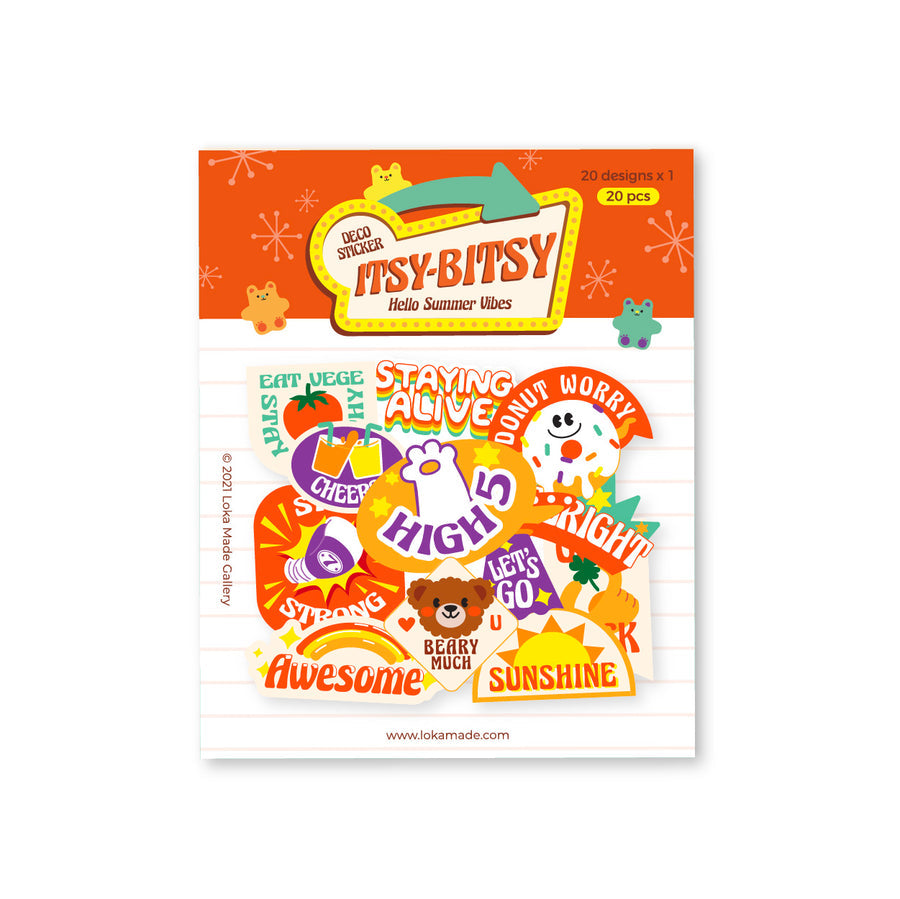 LOKAMADE Deco Sticker DS21 Retro pack Default Title