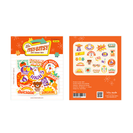 LOKAMADE Deco Sticker DS21 Retro pack Default Title