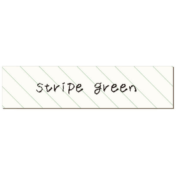 KING JIM Coharu Film Tape 11mm-Stripe Green Default Title