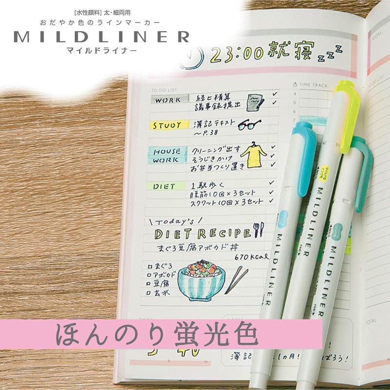 ZEBRA Mildliner Highlighter Mild Soda Blue