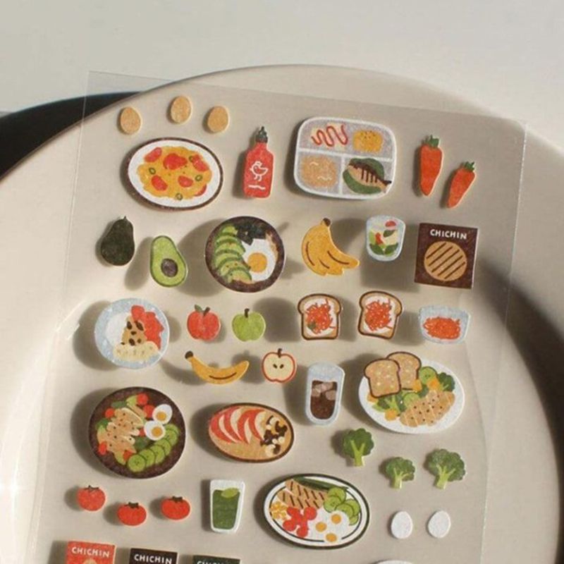 SUATELIER Stickers No.1133 Food Trip V