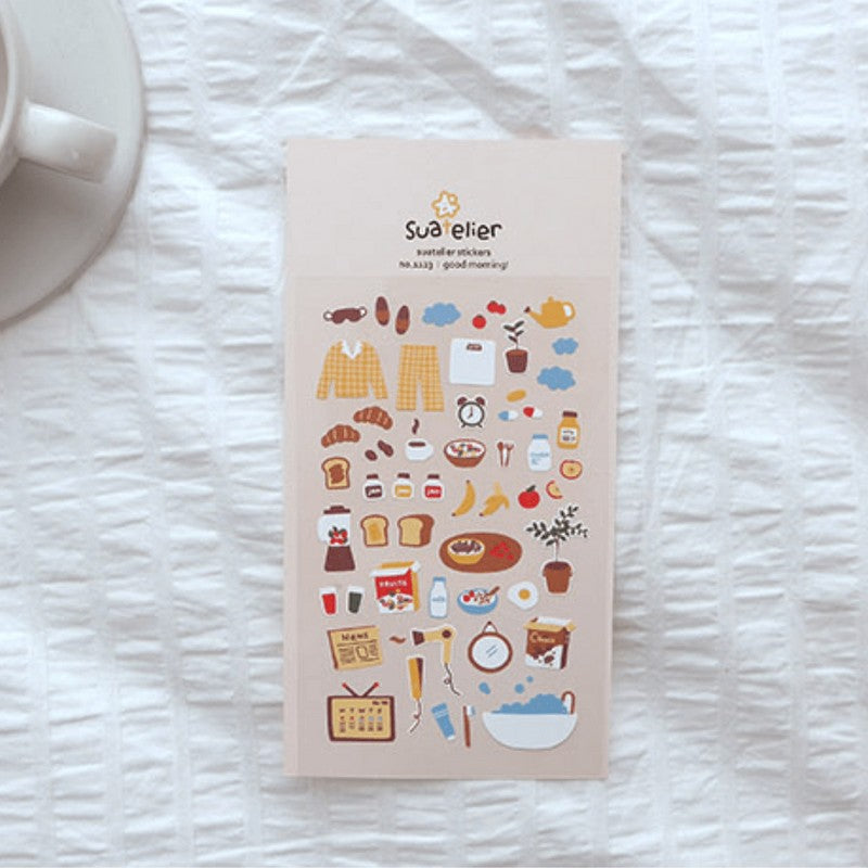 SUATELIER Stickers No.1123 Good Morning!
