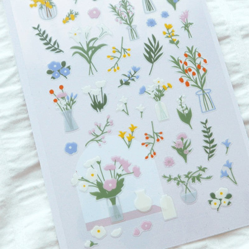 SUATELIER Stickers No.1124 Fleur