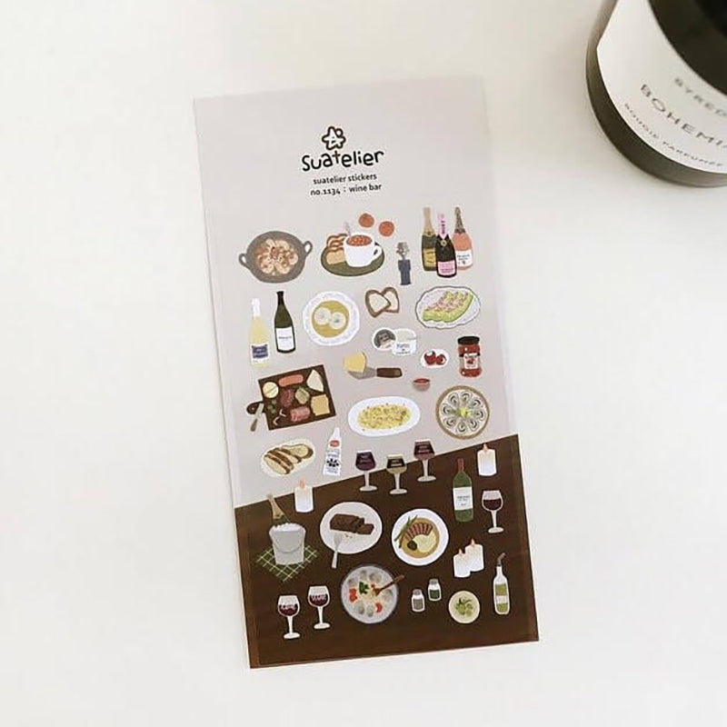 SUATELIER Stickers No.1134 Wine Bar
