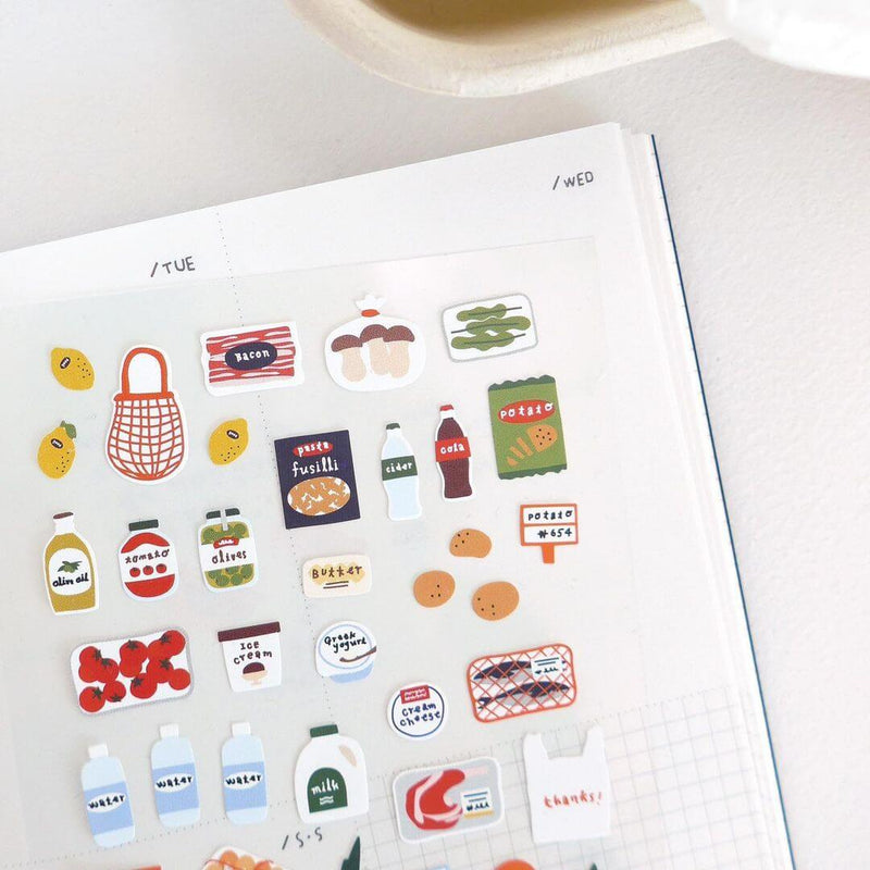 SUATELIER Stickers No.1126 Market