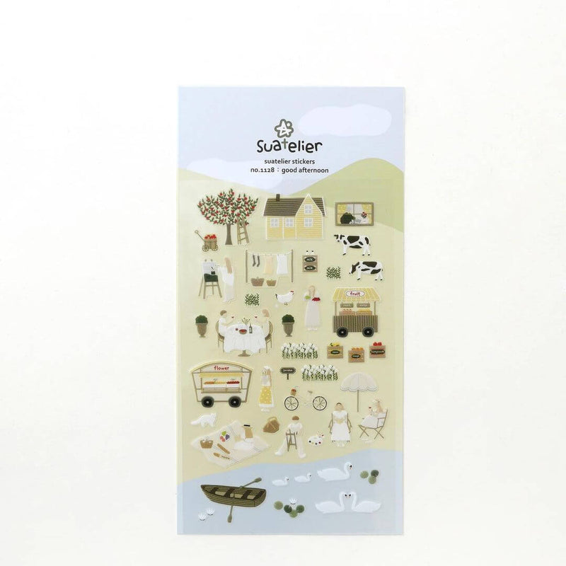 SUATELIER Stickers No.1128 Good Afternoon