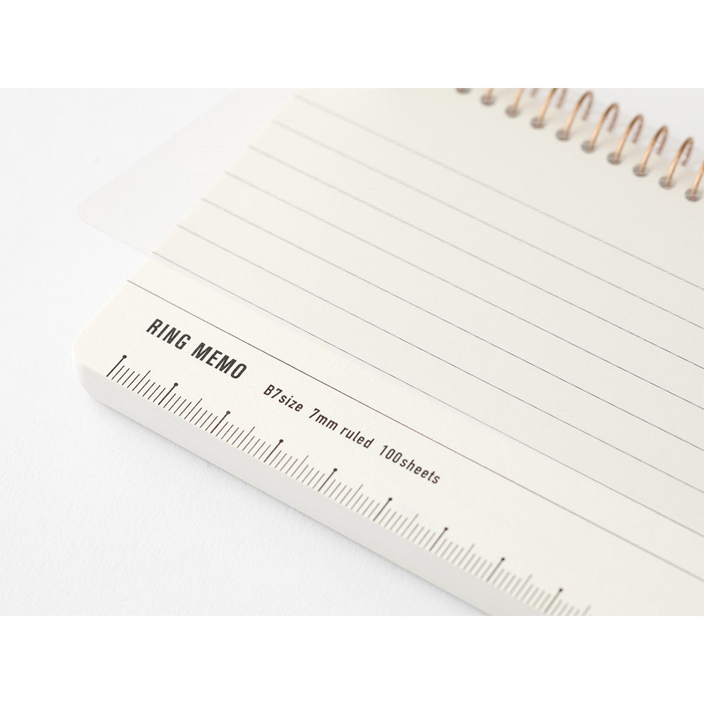 MIDORI Ring Memo B7 Basic White