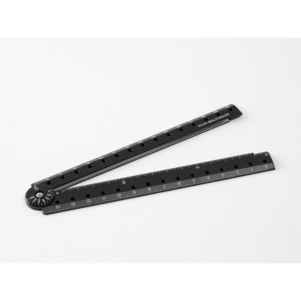 MIDORI Multi Ruler 30cm Black