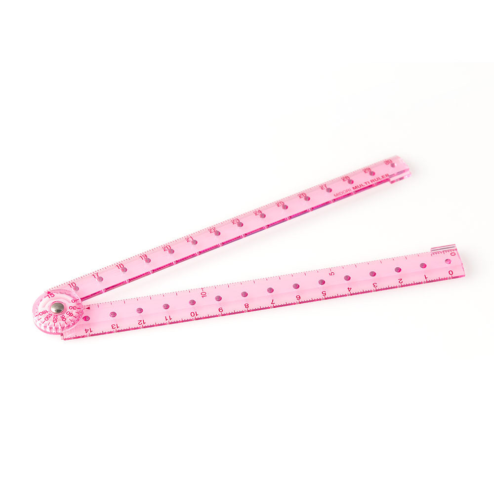 MIDORI Multi Ruler 30cm Pink