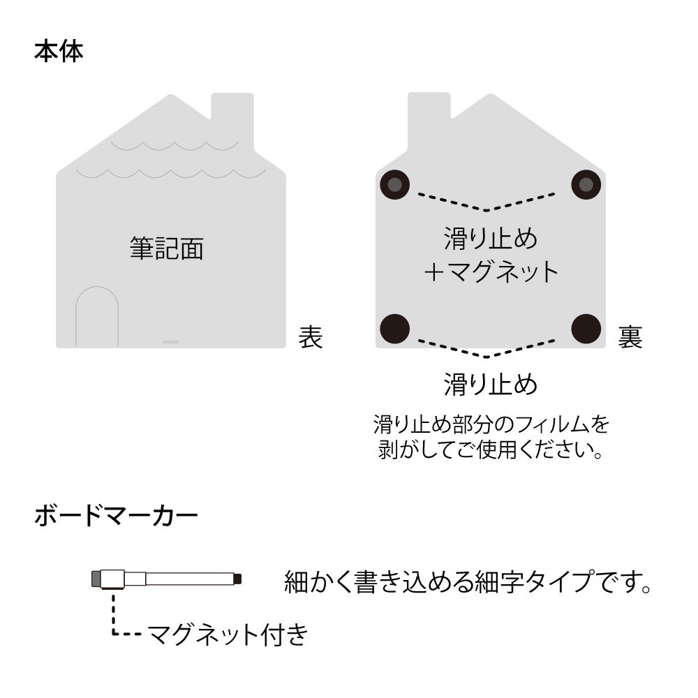 MIDORI Whiteboard M House