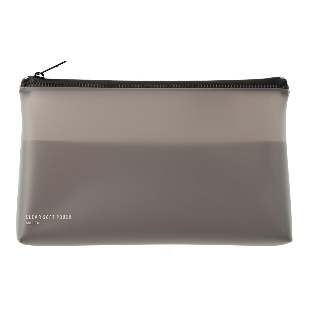 MIDORI Clear Soft Pouch Black
