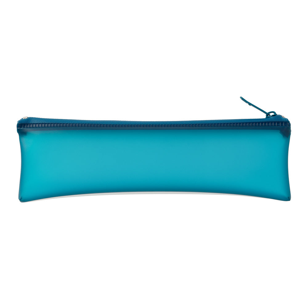 MIDORI Clear Soft Pen Case Blue