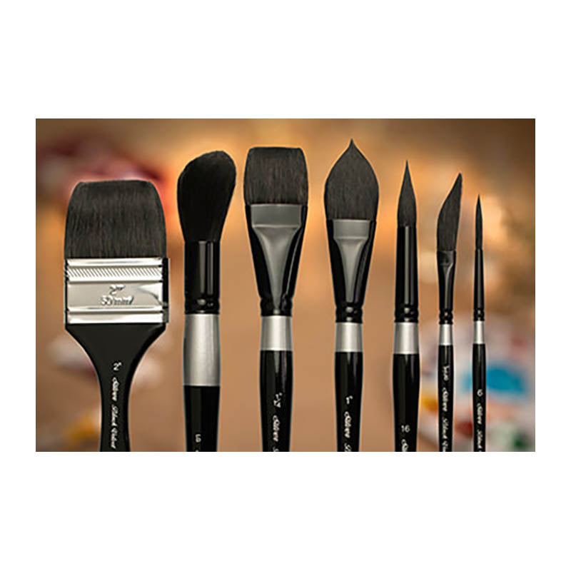 SILVER BRUSH Black Velvet 3009S Oval Wash 3/8in