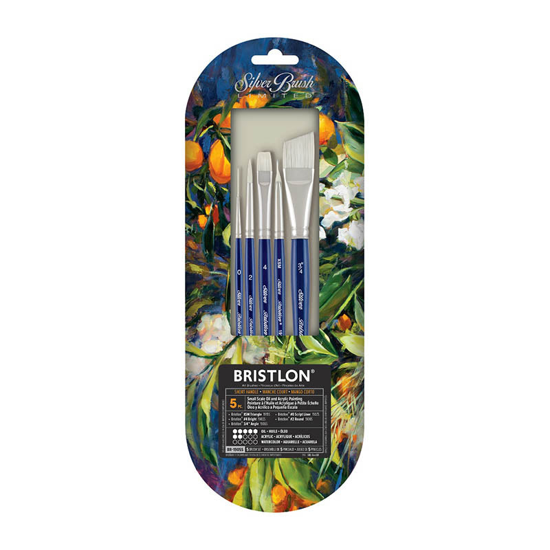 SILVER BRUSH Bristlon Small Scale Oil+ Acrylic Set