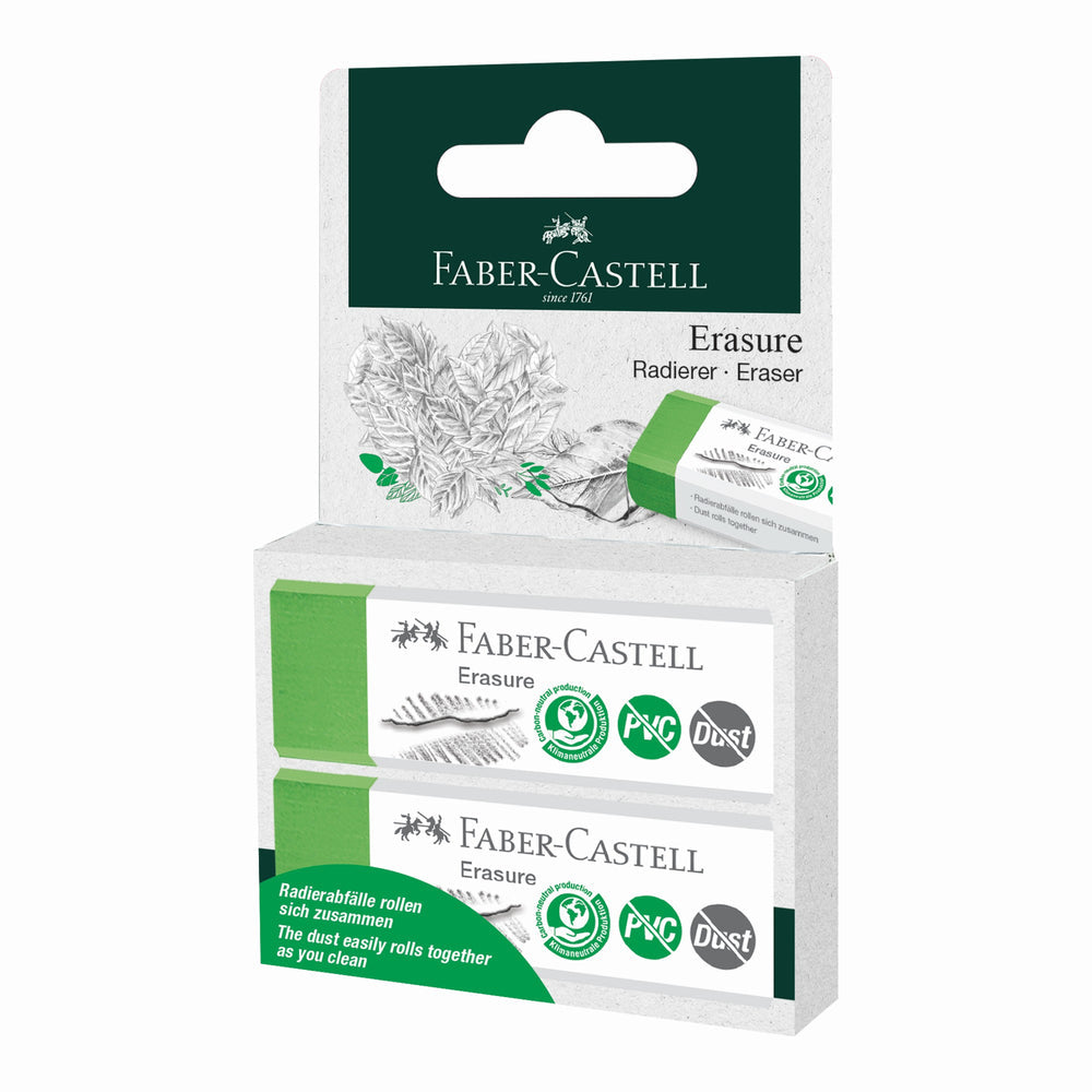 FABER-CASTELL Eraser 187251 Erasure PF & DF Size 20 2x Card Default Title