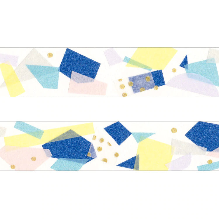 PAPIER PLATZ x fuminona 37-858 Collage White 20mm