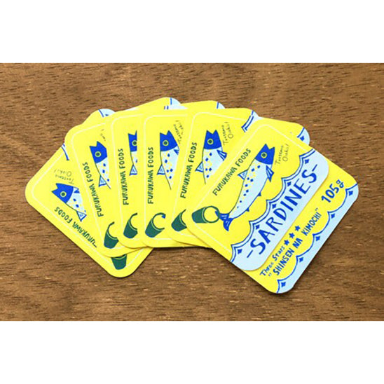 FURUKAWASHIKO Mini Letter Set LT377 Sardines Default Title