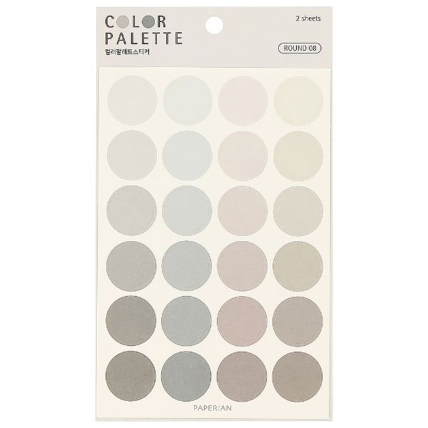 PAPERIAN Color Palette Sticker Grey