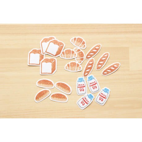 FURUKAWASHIKO Paper Flake Sticker QSA34 Bread 1