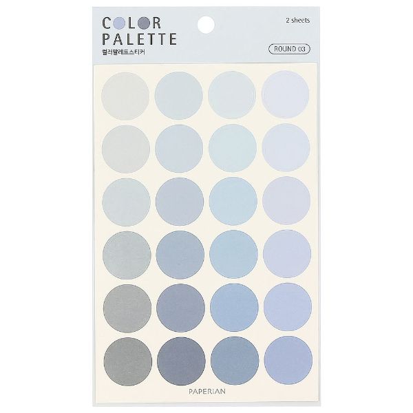 PAPERIAN Color Palette Sticker Blue