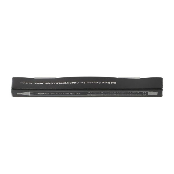 MARK'Style Days Gel Metal Ball Pen 0.5mm Black