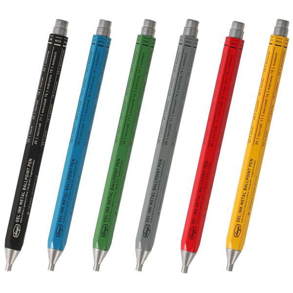 MARK'Style Days Gel Metal Ball Pen 0.5mm Black