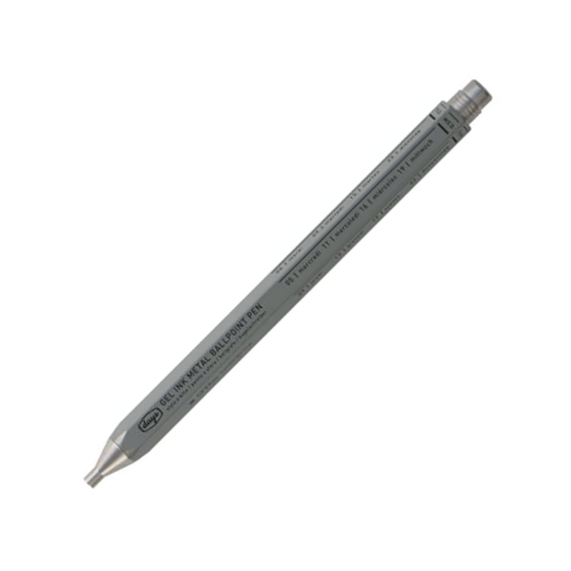 MARK'Style Days Gel Metal Ball Pen 0.5mm Gray