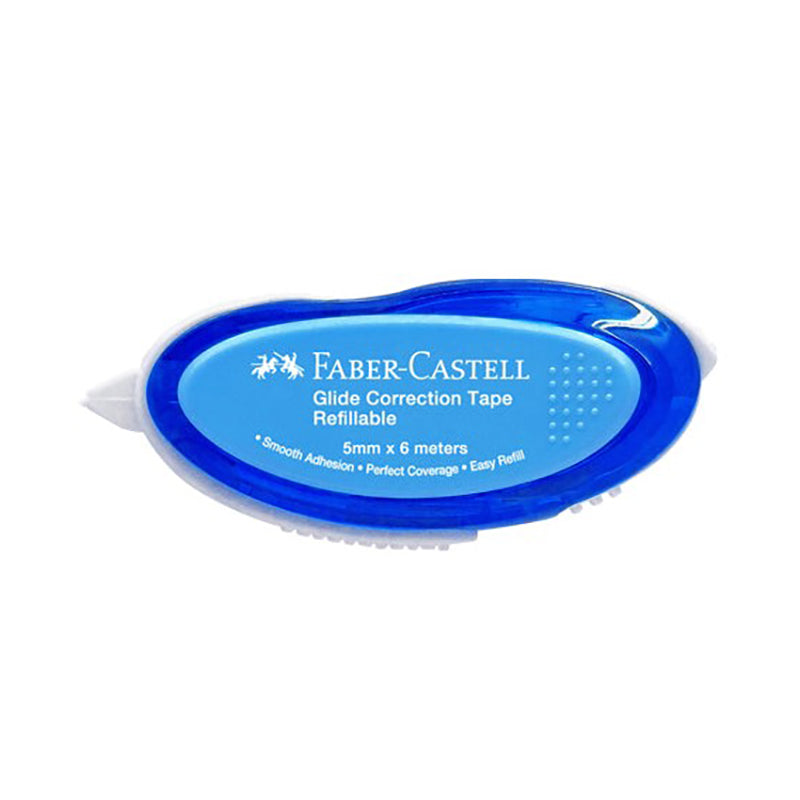 FABER-CASTELL Glide Correction Tape 169111 VP Blue+6 Refills Default Title