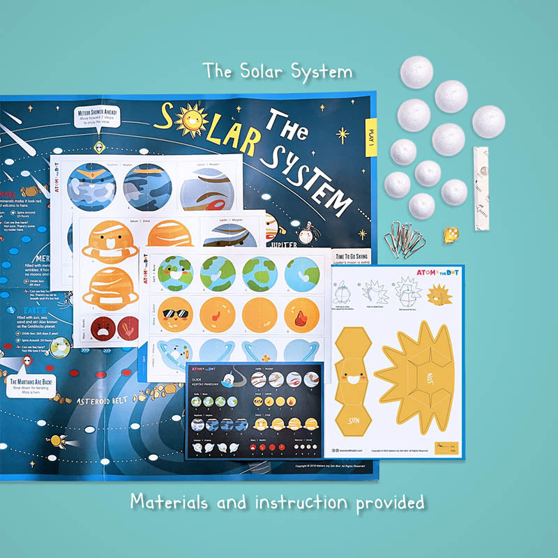 ATOM & THE DOT Mini Box Set:3D Solar System Game 2 Default Title
