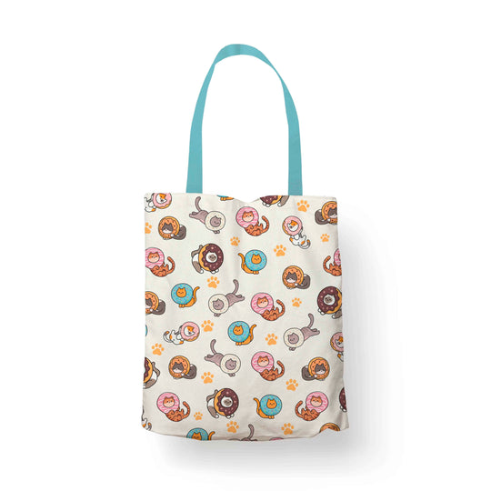 LOKAMADE Tote Bag TT23:Donut Worry Stay Pawsitive Default Title
