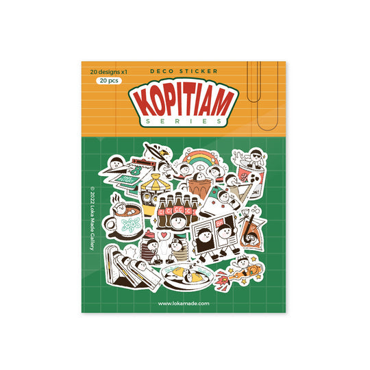 LOKAMADE Deco Sticker DS23:Kopitiam 1226986