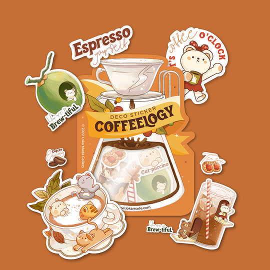 LOKAMADE Deco Sticker DS22:Coffeelogy 1226985