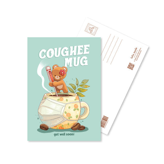 LOKAMADE Postcard MSP114:Coughee Mug Default Title