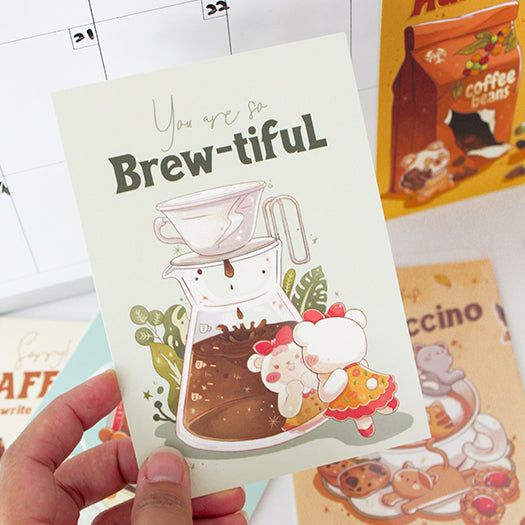 LOKAMADE Postcard MSP110:You Are So Brew-tiful Default Title
