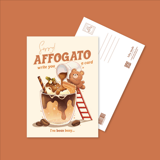 LOKAMADE Postcard MSP109:Sorry Affogato Write You Default Title