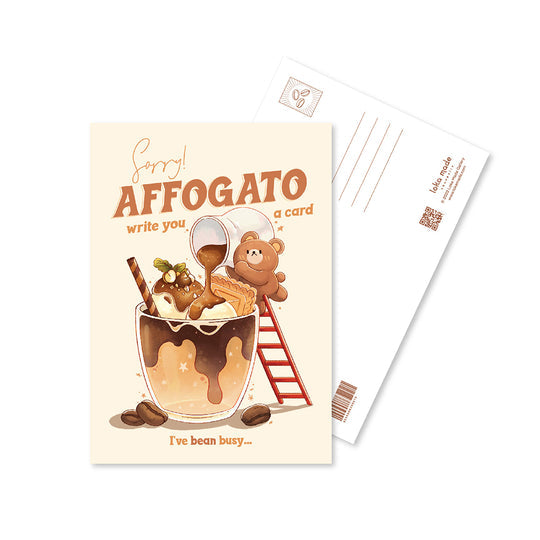 LOKAMADE Postcard MSP109:Sorry Affogato Write You Default Title