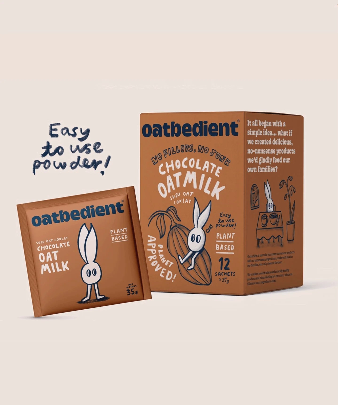 OATBEDIENT Oat Milk Chocolate 12x35g