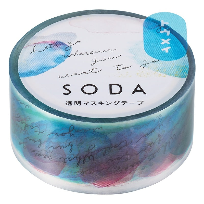 KING JIM SODA Trans. Masking Tape 20mm Message Default Title