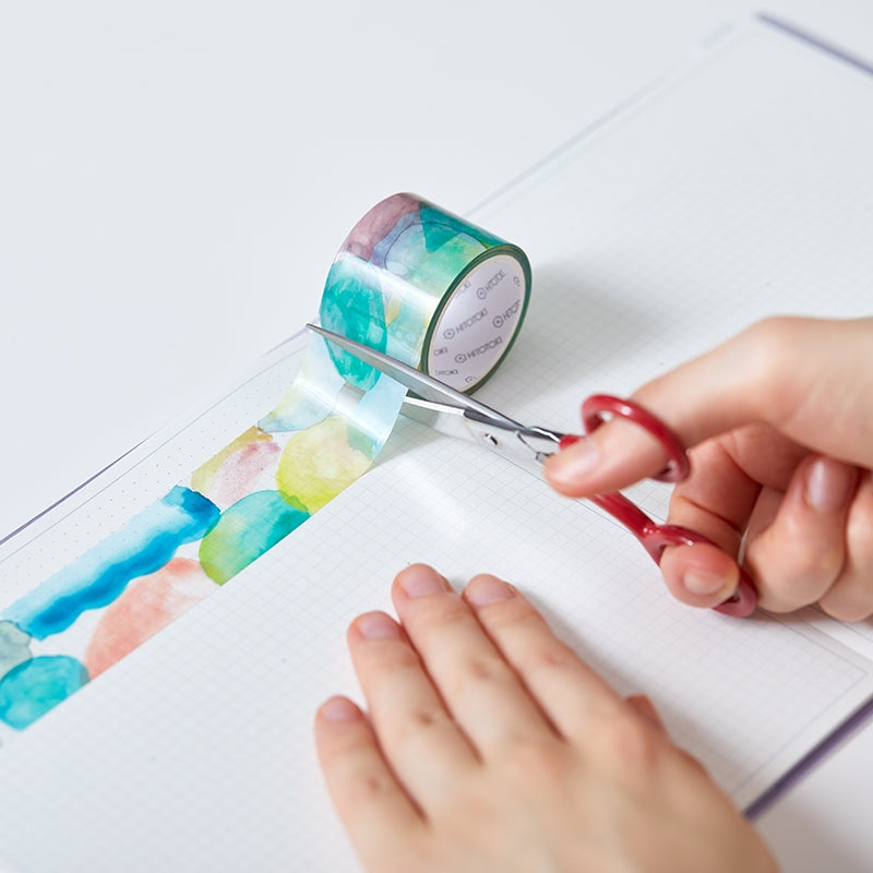 KING JIM SODA Trans. Masking Tape 30mm Watercolor Default Title