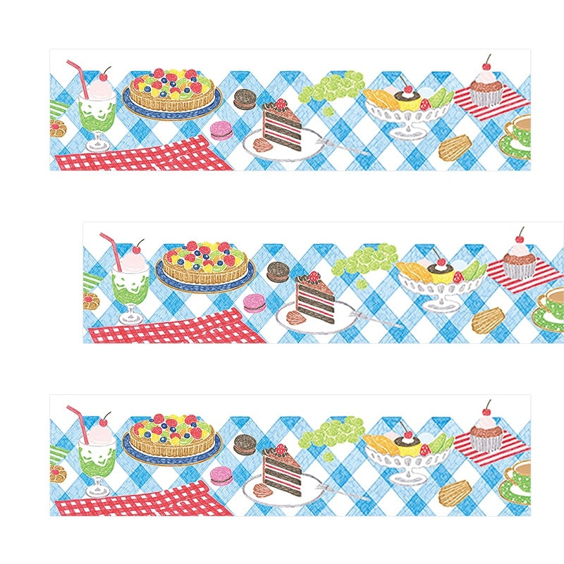 KING JIM SODA Trans. Masking Tape 30mm Tea Time Default Title