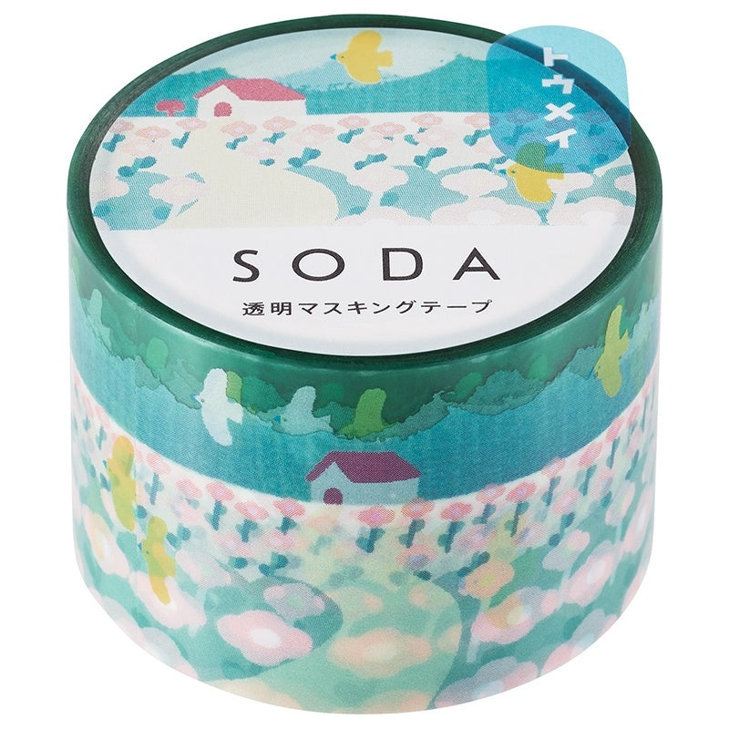 KING JIM SODA Trans. Masking Tape 30mm Home Default Title