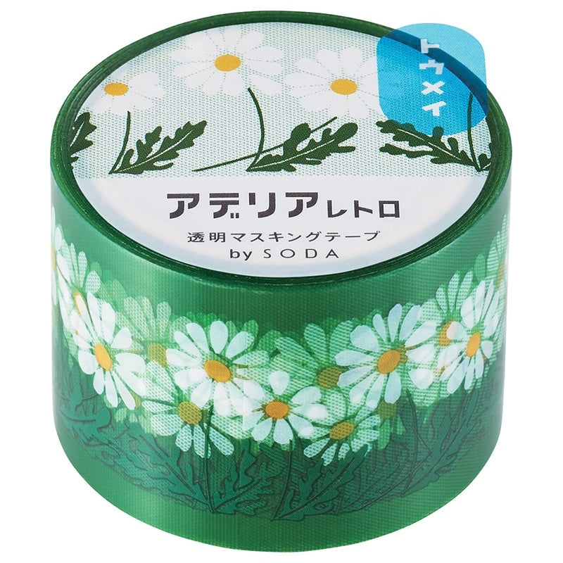KING JIM SODA Trans. Masking Tape 30mm Wildflowers Default Title