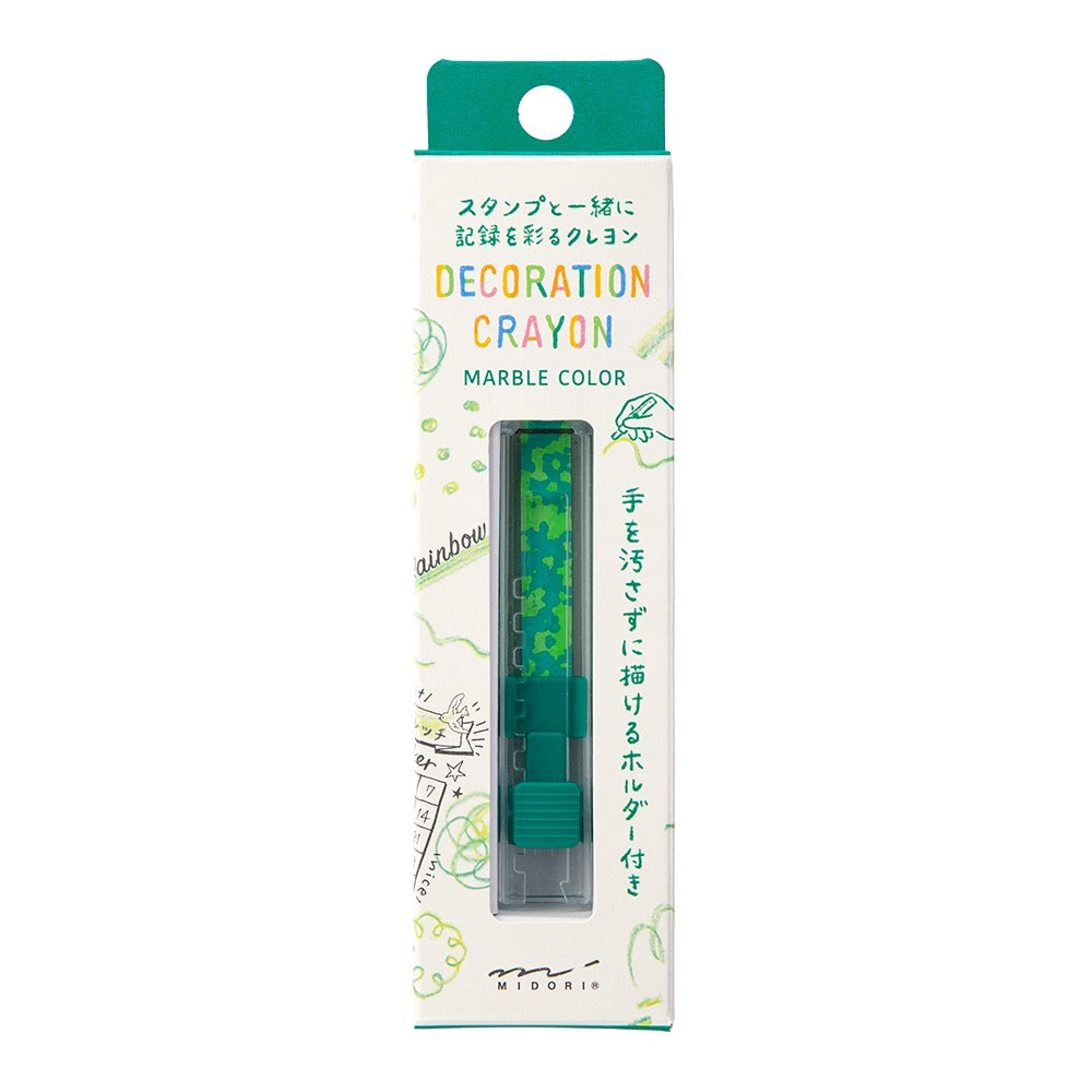 MIDORI Decoration Crayon Yellow-Green/Green