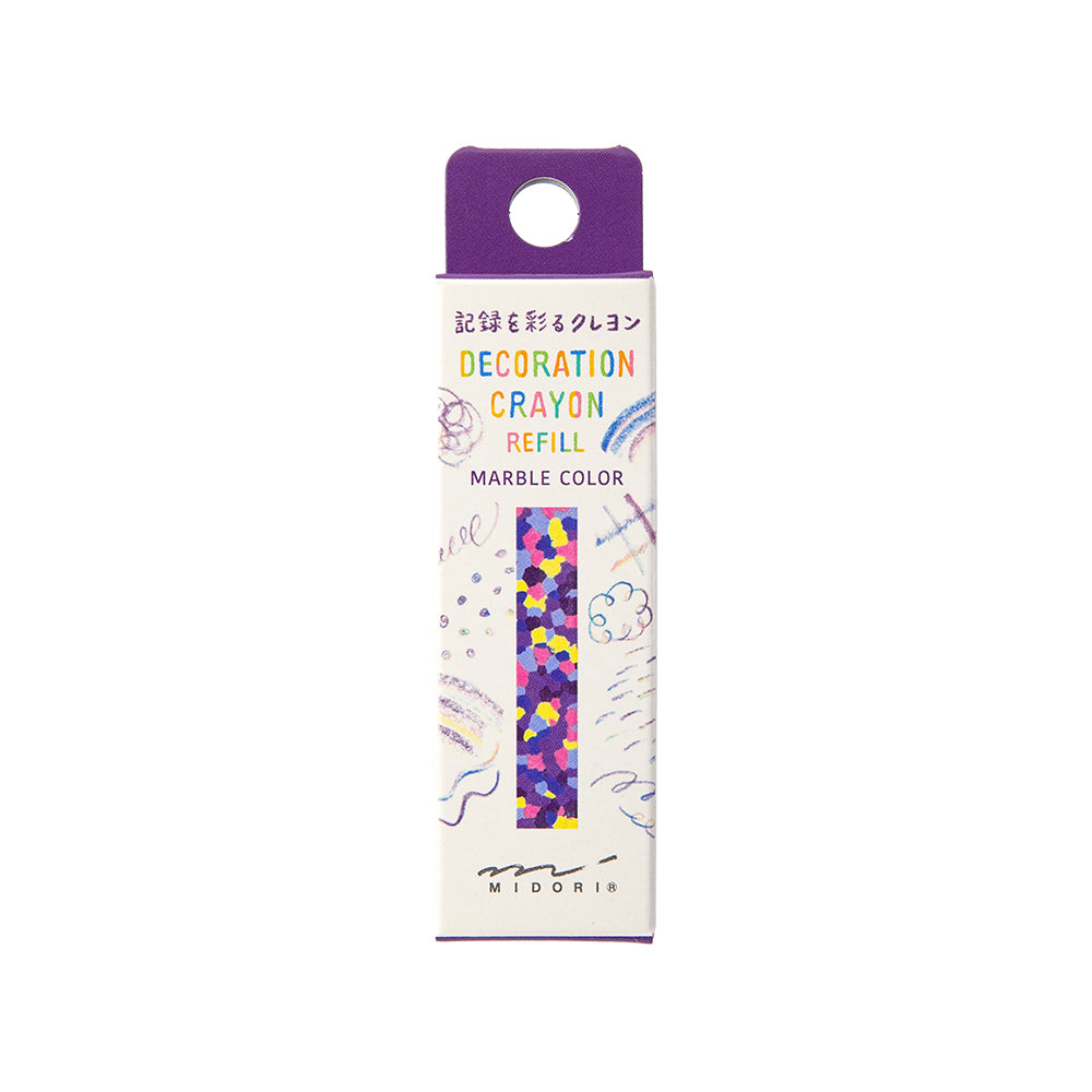 MIDORI Decoration Crayon Refill Night Sky