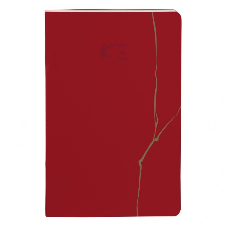 CLAIREFONTAINE x K3 Maiko Stapled Notebook 11x17cm 32s Lined Kintsugi