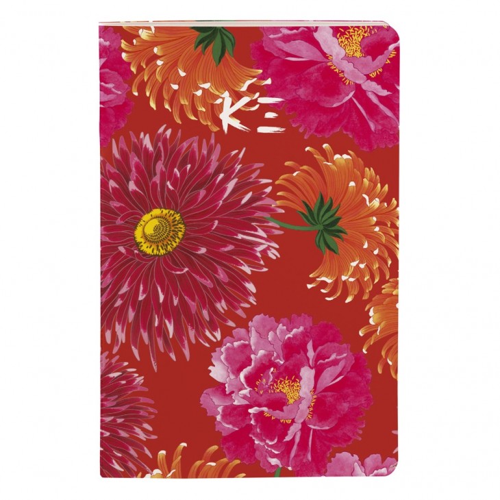 CLAIREFONTAINE x K3 Maiko Stapled Notebook 11x17cm 32s Lined Hanaba