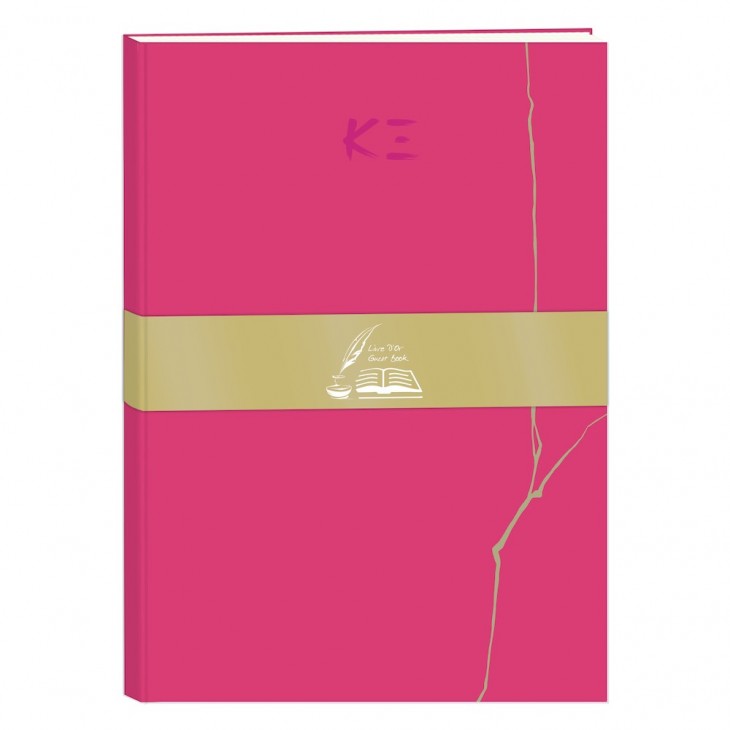 CLAIREFONTAINE x K3 Maiko Hardcover Guest Book A5 80s Kintsugi