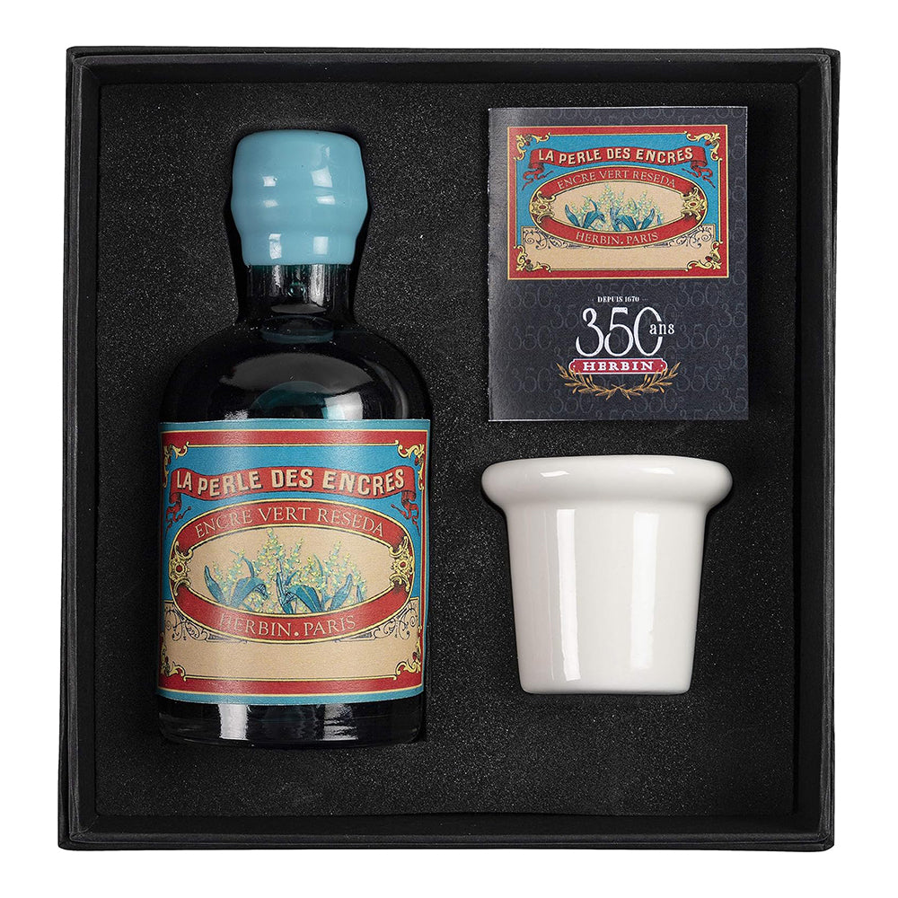 JACQUES HERBIN 350 Years Set Gift Box Vert Reseda