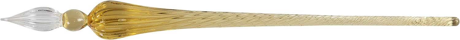 JACQUES HERBIN Round Glass Pen 18cm Sand Default Title