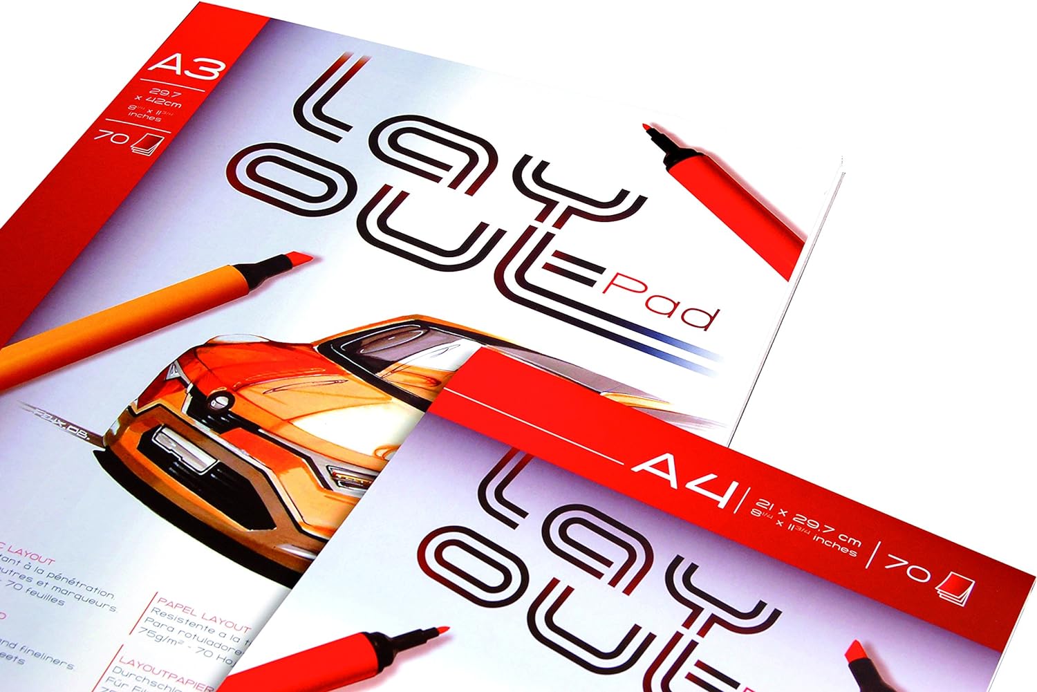 CLAIREFONTAINE Manga Illustrations Layout Pad A3 100g 50s